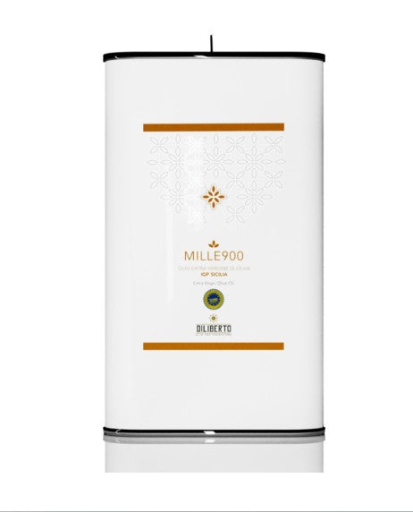 Mille900 IGP Sicilia – Olio extravergine di oliva Siciliano in lattine Lt 5 Diliberto