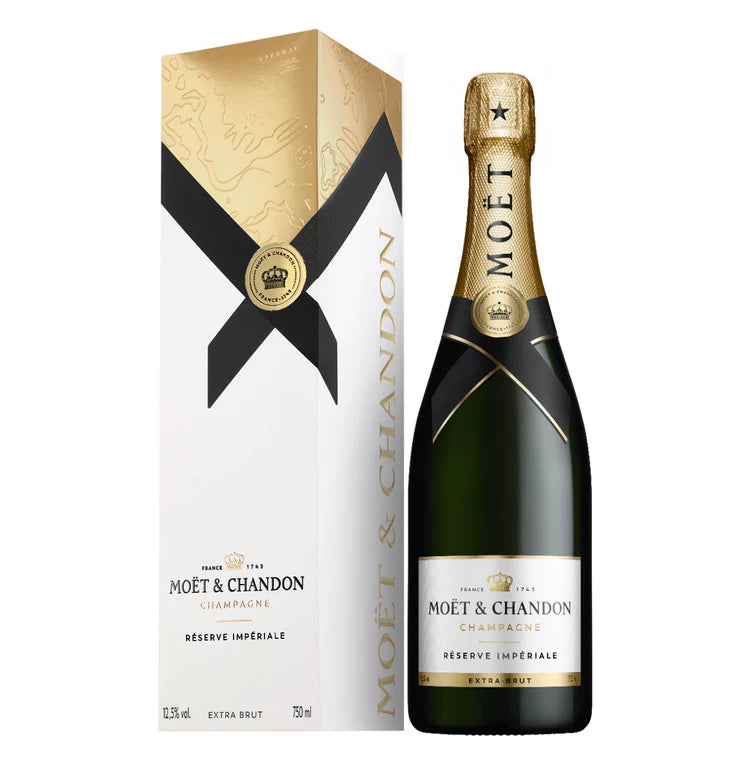 MOET ET CHANDON CHAMPAGNE RESERVE IMPERIAL EXTRA BRUT ASTUCCIO 0.75 litri
