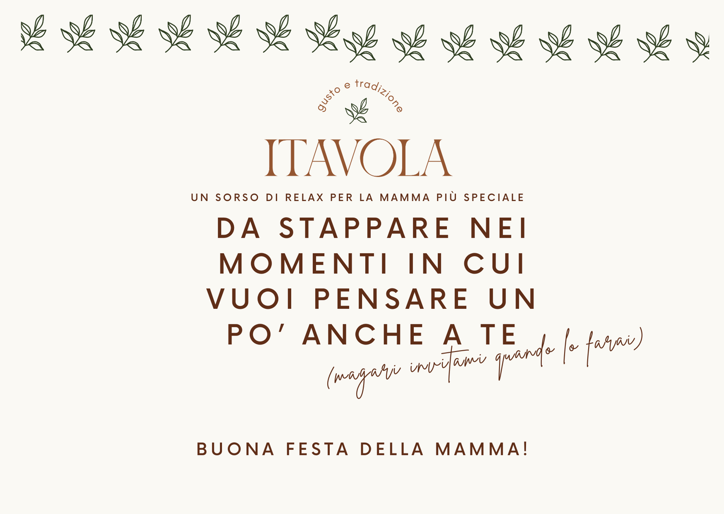 Buono Regalo Itavola