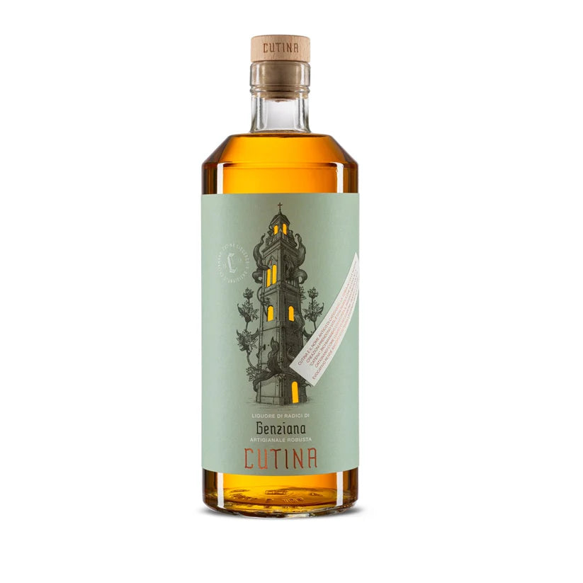 Genziana Robusta Liquore Artigianale Abruzzese Lt 1